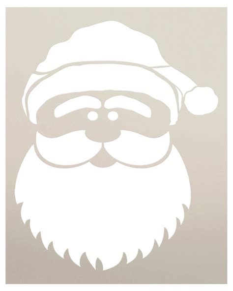 Santa Face Stencil