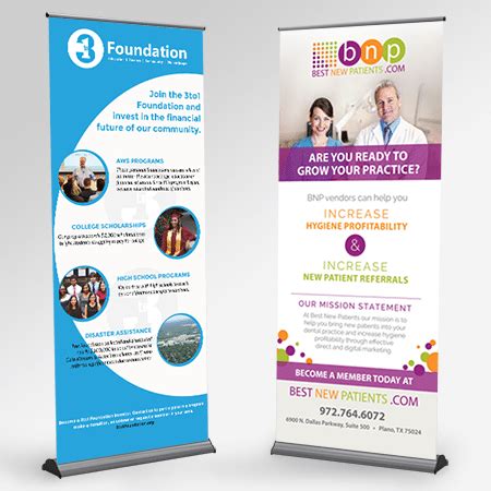 Banner with Stand Printing - SmileMore Marketing