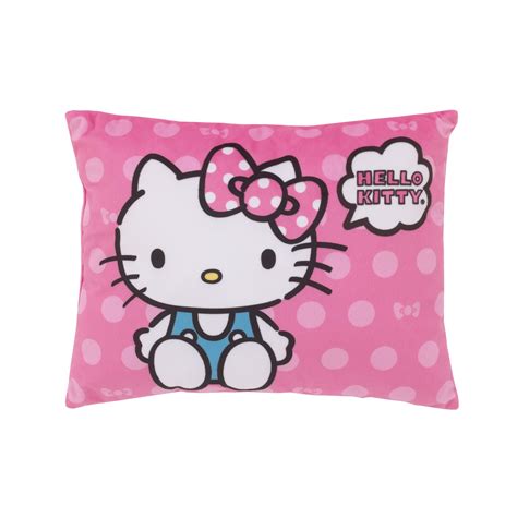 Sanrio Hello Kitty Bright Pink Super Soft Hello Decorative Toddler ...