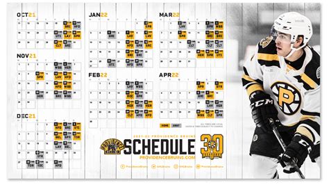 2022 Boston Bruins Printable Schedule - Printable Schedule