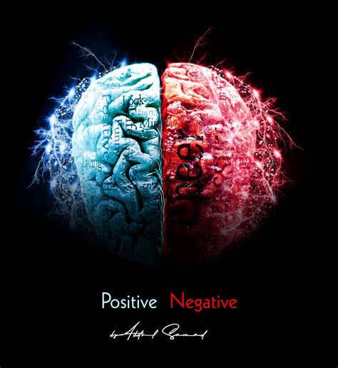 ArtStation - Positive and Negative Brain