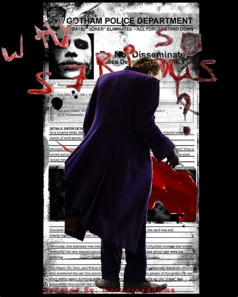 Why So Serious - Poster - 1353x1687 Wallpaper - teahub.io