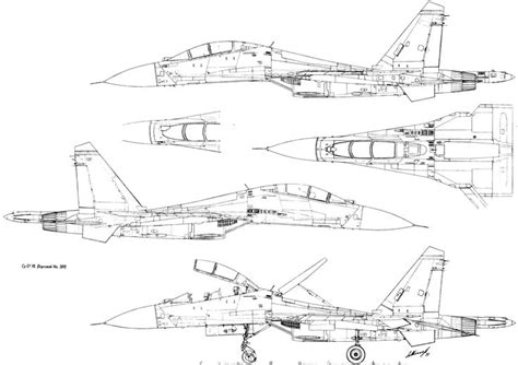 Su-27 blueprint - Jet Modeling - ARC Discussion Forums | Blueprints ...