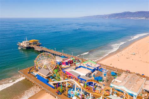 Aerial view of Santa Monica Pier, California - USA. - Yo! Venice!