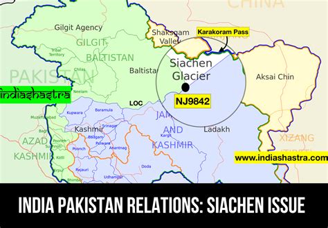 Siachen Glacier Map