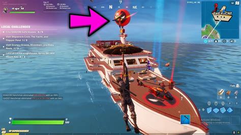 Visit Deadpool's Yacht || Fortnite new Deadpool Location - YouTube