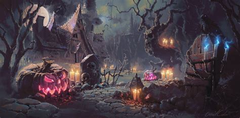 Haunted Halloween Night HD Wallpaper by Patrik Hjelm