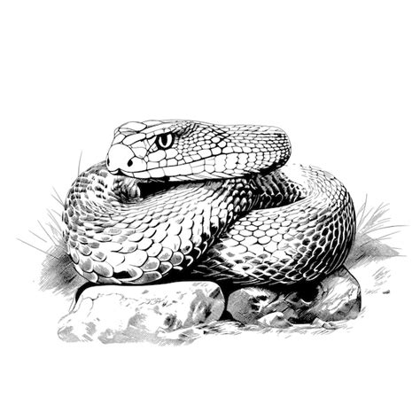 How To Draw A Diamondback Rattlesnake