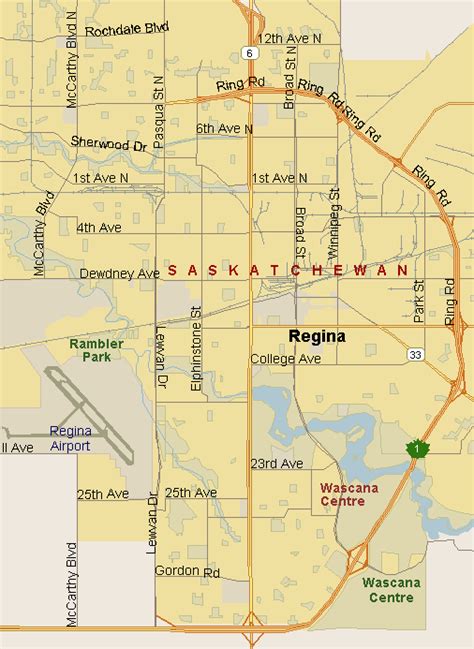 Regina Map (Region), Saskatchewan - Listings Canada