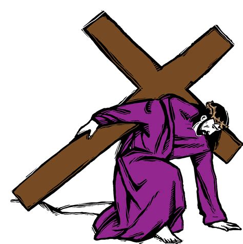 Jesus Carrying The Cross Clipart at GetDrawings | Free download