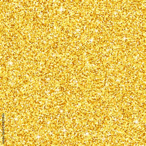 Gold glitter seamless pattern, vector texture Stock Vector | Adobe Stock