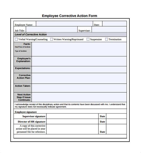 FREE 14+ Sample Corrective Action Plan Templates in PDF | MS Word