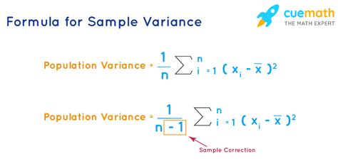 Sample Variance Formula - Learn the sample variance formula - Cuemath