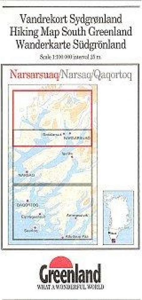 Narsarsuaq Hiking Map by Greenland Tourism | Maps.com.com