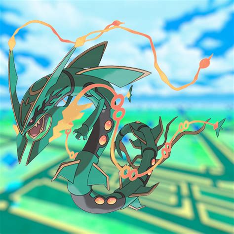 Pokemon Rayquaza Mega Evolution