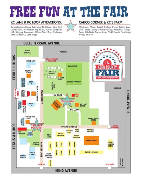 Check out a map of the Kern County Fair | | bakersfield.com