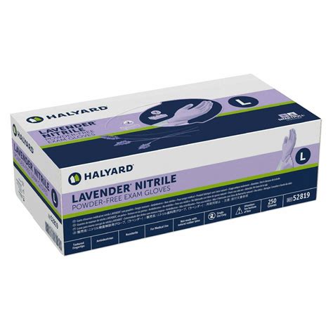 HALYARD Lavender Nitrile Exam Gloves .... Health Supply 770