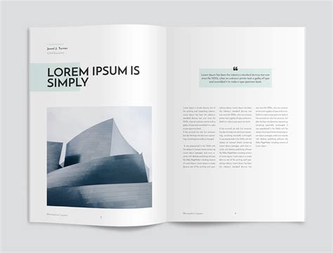 Minimalist Magazine Layout :: Behance