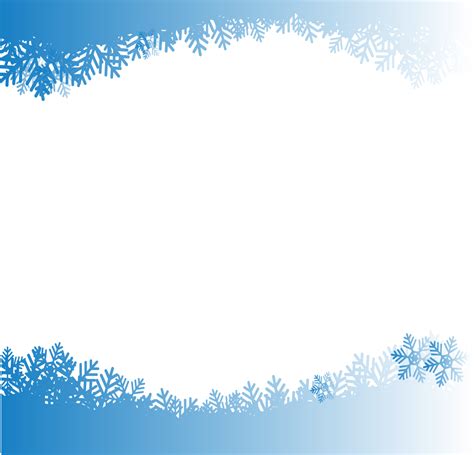 Snowflake Computer file - Vector Hand-painted snowflake border png ...