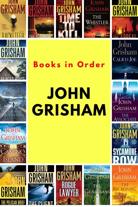 John grisham books in order thriller novels reading list – Artofit