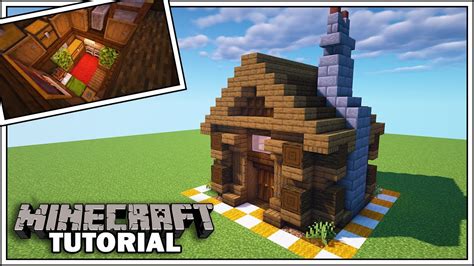 Building A Small 2 Bedroom Cabin House In Minecraft | www ...