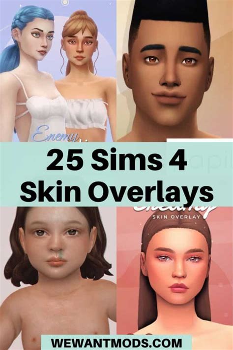 25 Sims 4 Skin Overlay Mods For Sims 4 Cc Skins We Want Mods 2022 ...