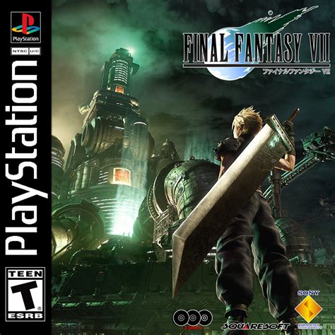 Remade the PS1 cover art with the Remake art! : r/FinalFantasyVII