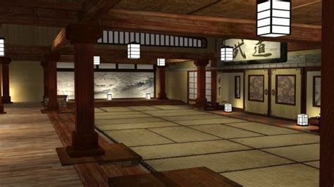 Traditional Japanese dojo. | Martial Arts Dojo Designs and Decor ...