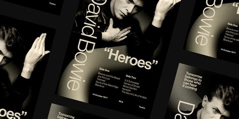 David Bowie — "Heroes" (1977) Poster | Figma