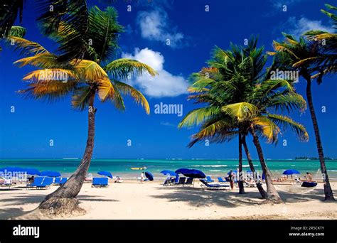 Beach in San Juan, Puerto Rico, Caribbean Stock Photo - Alamy