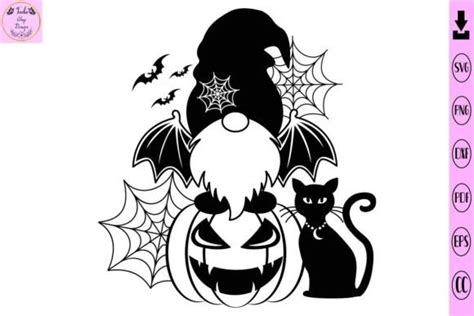 Halloween Gnome Svg Halloween Svg Gnomes Graphic by Tadashop Design ...