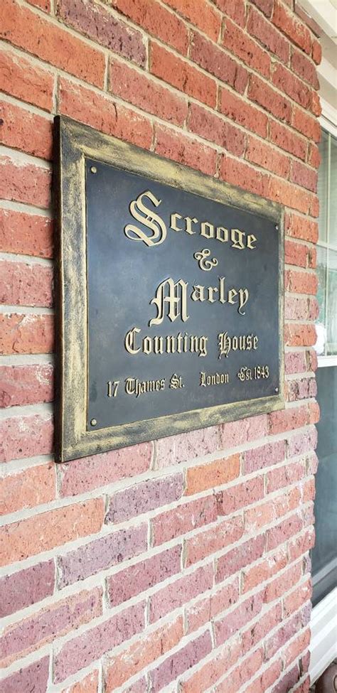 Scrooge & Marley wall sign | Etsy