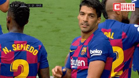 Fc Barcelona Kiss GIF by ElevenSportsBE - Find & Share on GIPHY