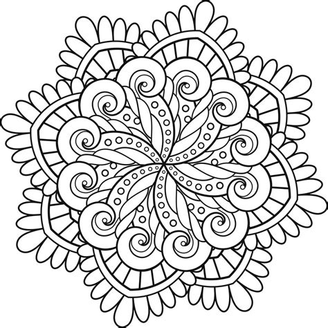 Más de 100 dibujos de mandalas para imprimir y colorear