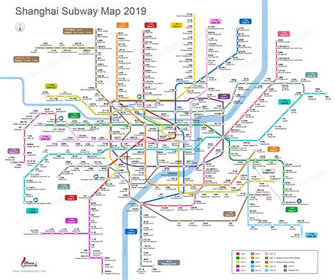 Shanghai Map, Map of Shanghai's Tourist Attractions and Subway