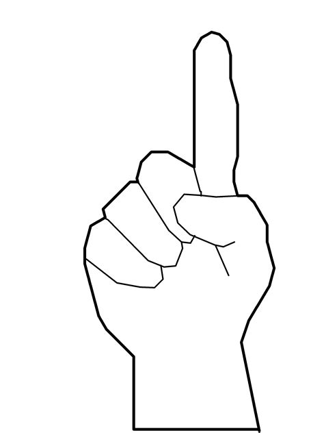 Pointing Finger Drawing at GetDrawings | Free download