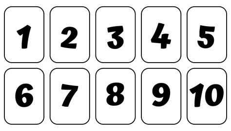 Number Free Printables - Printablee