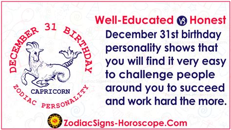 December 31 Zodiac Sign - slidesharetrick