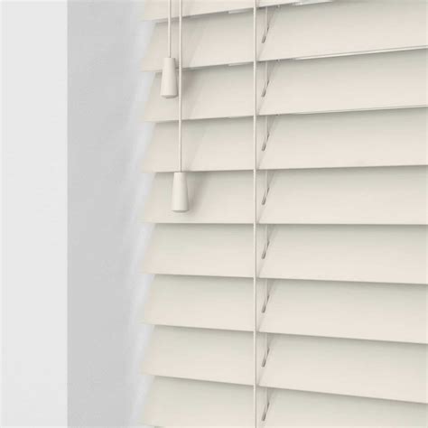 Cream Faux Wood (With Cords) – Cheapest Blinds UK Ltd