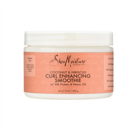 SheaMoisture Smoothie Curl Enhancing Cream,Coconut and Hibiscus Sulfate ...