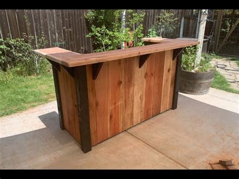 Outdoor/Patio Bar DIY // Outdoor Living - YouTube