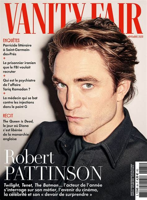 Robert Pattinson covers Vanity Fair France November 2020 by Ezra ...