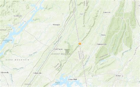 Earthquake recorded on Alabama-Georgia line Friday morning: U.S ...