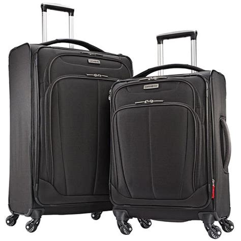 Samsonite 2 Piece Softside Spinner 4 Wheel Luggage Set (21" & 27" 2-pc ...