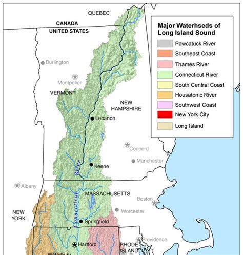 Connecticut River Map | Color 2018