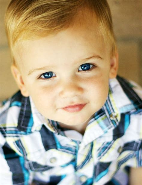 Handsome blonde boy | Baby boy hairstyles, Toddler haircuts, Little boy ...