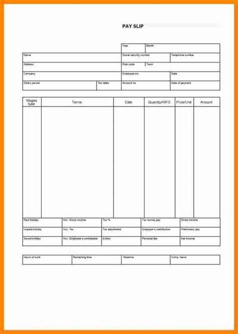 1099 Pay Stub Template Excel New 8 Fillable Pay Stub | Payroll checks ...