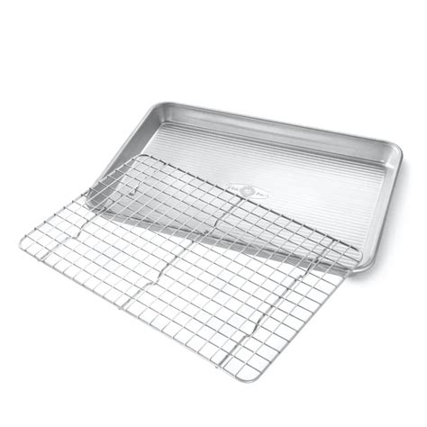 Quarter Sheet Pan with Baking Rack, Nonstick - USA Pan