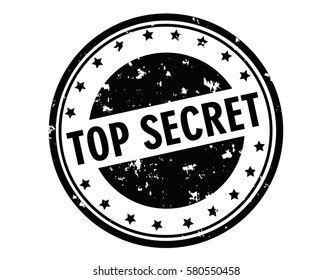 Top Secret Stampsignseal Logo Design Stock Vector (Royalty Free ...