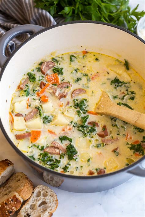 Sausage Potato Soup with Kale - The Recipe Rebel